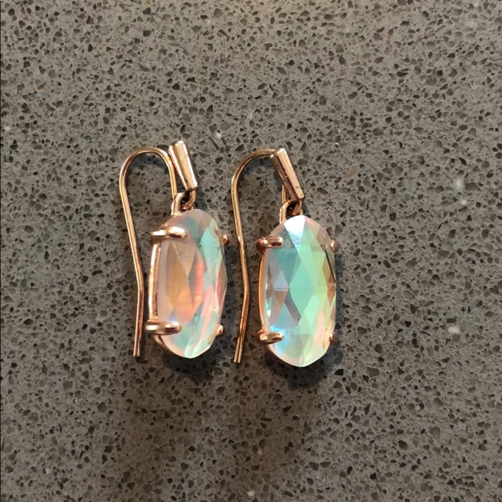 Kendra Scott Lemmi In Blush Dichroic Glass